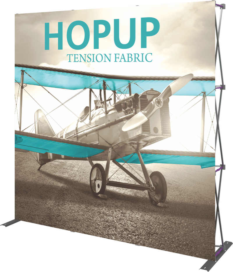 HOPUP STRAIGHT FULL HEIGHT TENSION FABRIC DISPLAY