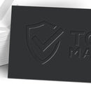 16PT Suede Business Cards with Soft Velvet Lamination w/ Raised Spot UV on both sides 2"x3.5"