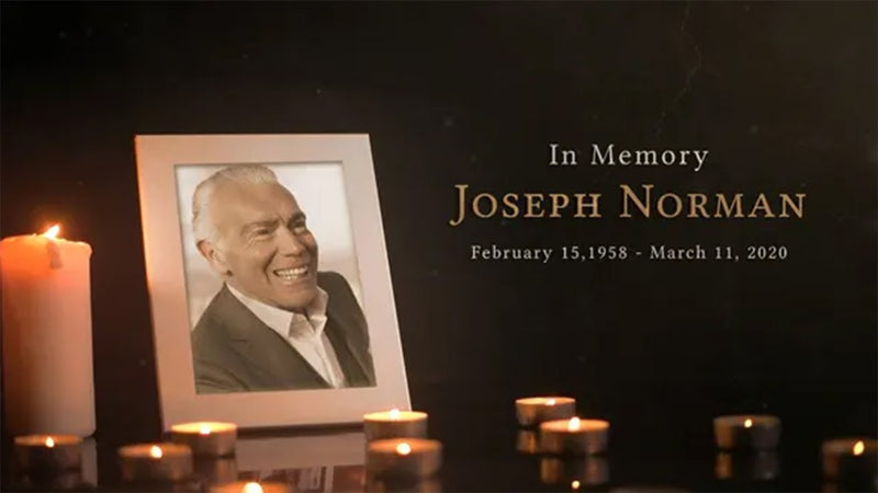 Gold Memorial Slideshow - 100 Photos