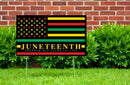 Juneteenth Yard Sign