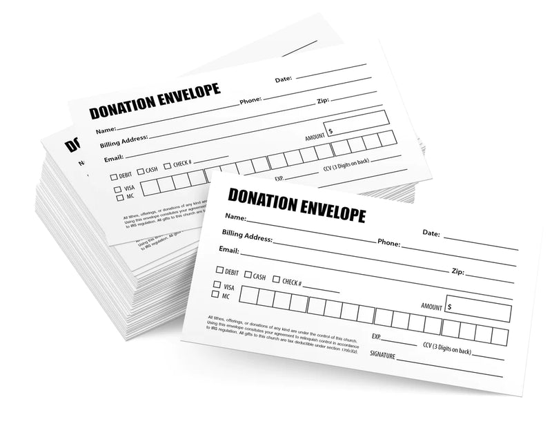 Church Offering Envelopes - Standard 6 3/4