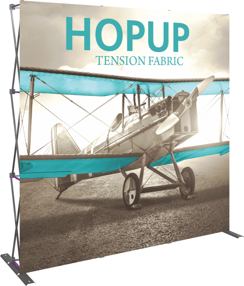 HOPUP STRAIGHT FULL HEIGHT TENSION FABRIC DISPLAY