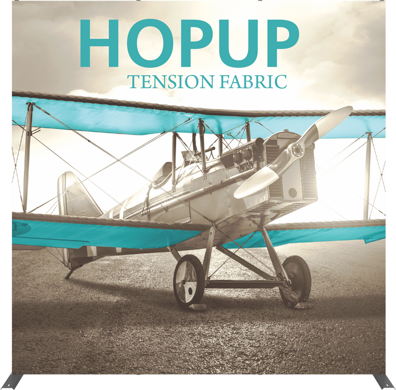 HOPUP FULL FITTED FULL HEIGHT TENSION FABRIC DISPLAY
