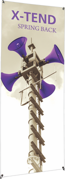 Spring X-tend Banner Stand