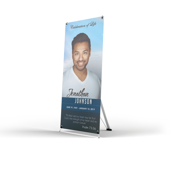 Memorial X-stand Banner